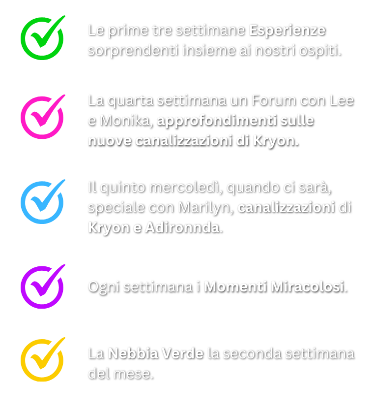 Mercoled&igrave; con Kryon